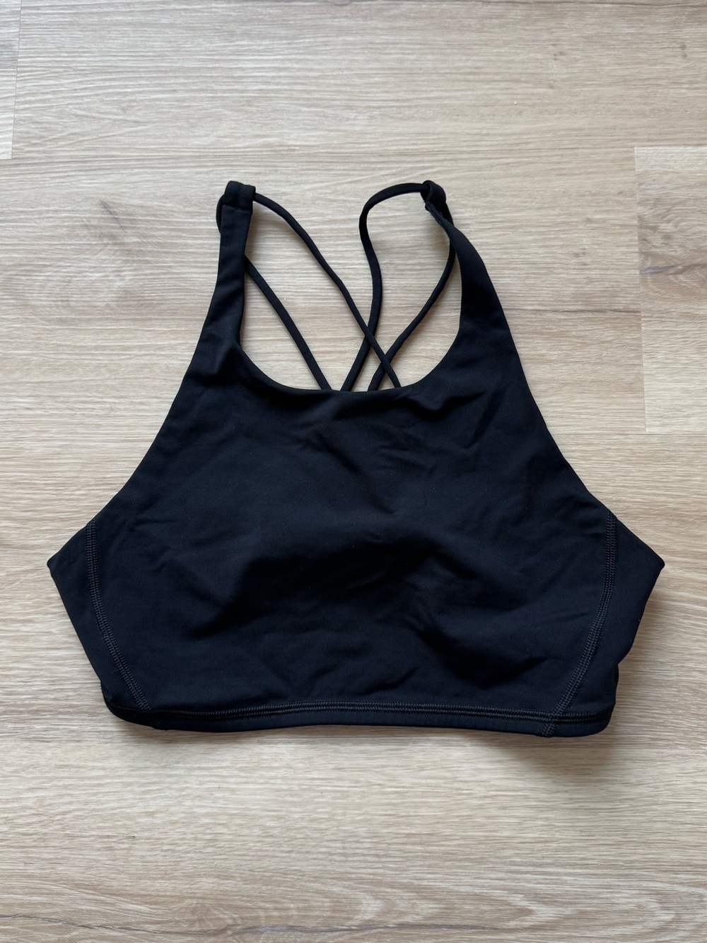 Lululemon black sports bra size 8
